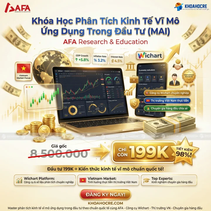 Khóa Học Phân Tích Kinh Tế Vĩ Mô - Ứng Dụng Trong Đầu Tư (MAI) | AFA Research & Education