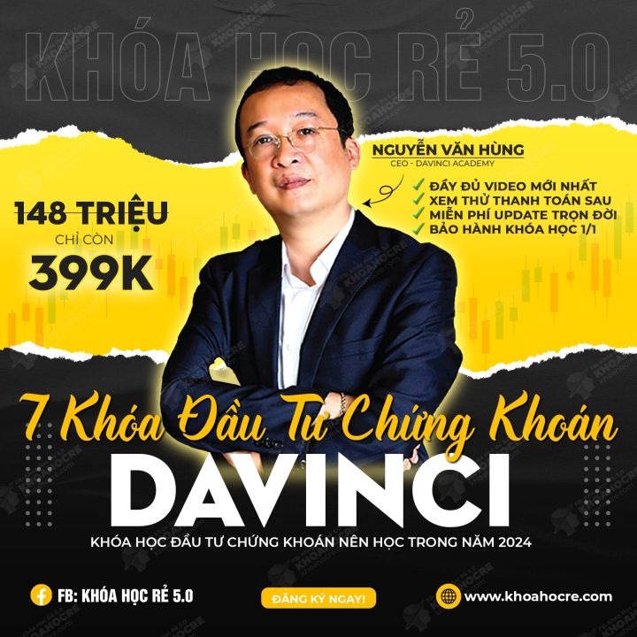 Combo 7 Khóa Học Đầu Tư Chứng Khoán Da Vinci