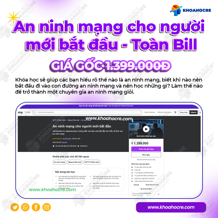 Khóa Học An Ninh Mạng Cho Người Mới Bắt Đầu | Toan Bill