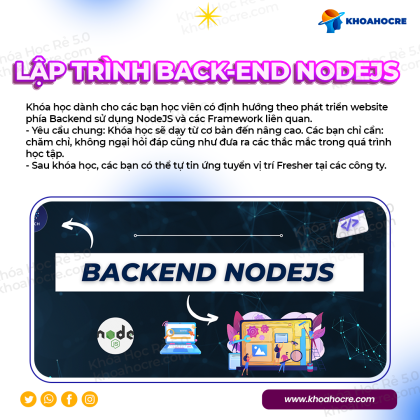 Khóa Học Lập Trình Back-end NodeJS 28Tech