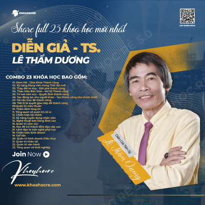 Full Bộ Khóa Học Lê Thẩm Dương Mới Nhất 2024