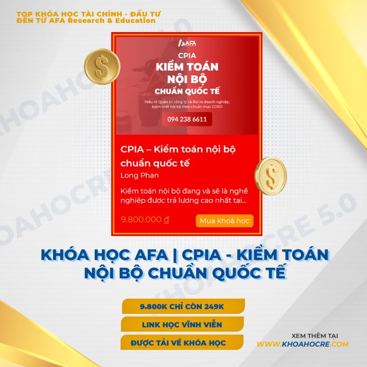 Khóa Học CPIA – AFA Kiểm Toán Nội Bộ Chuẩn Quốc Tế