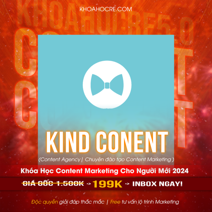 Khóa học Kind Content - Content Marketing cho người mới