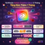 Gói Adobe Creative Cloud All Apps 3 Tháng – 1 Thiết Bị