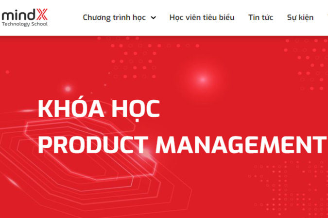 khóa học Product Management MindX