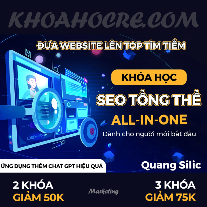 Khóa Học SEO Quang Silic Khóa Học SEO Quang Silic