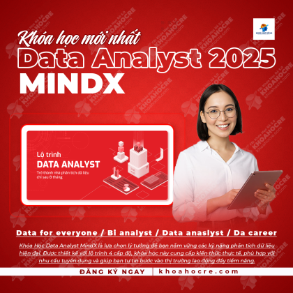 Khóa Học Data Analyst MindX 2025 4 Level Mới Nhất