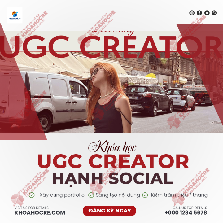 Khóa Học Trở Thành UGC Creator Hạnh Sâu Sồ - Hạnh Social