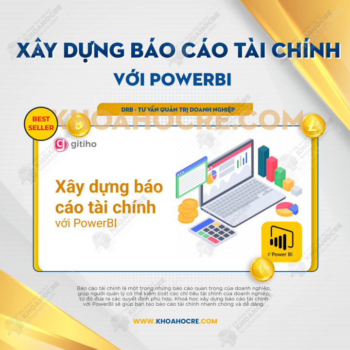Khóa Học PowerBI Ứng Dụng - Xây Dựng Báo Cáo Tài Chính | DRB