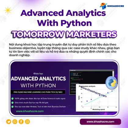 Khóa Học Advanced Analytics With Python Tomorrow Marketers 2025