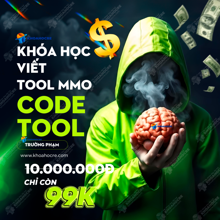 Khóa Học Viết Tool MMO Trường Phạm DogeTool