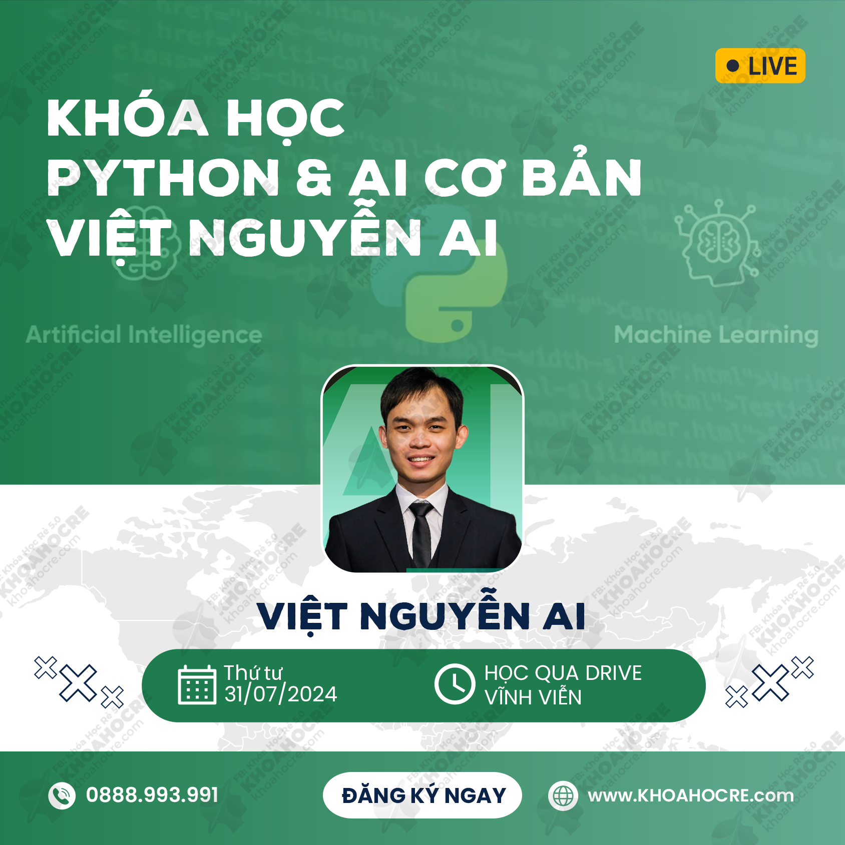 Khóa Học Python & AI Cơ Bản Việt Nguyễn AI