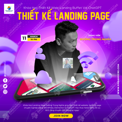 Khóa Học Landing Page Dương Trọng Nghĩa | Viết Content Nhờ ChatGPT
