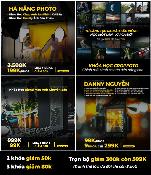 Khóa học chụp ảnh hay nhất 2