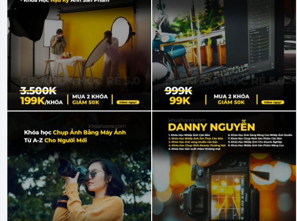 Trọn bộ khóa học chụp ảnh