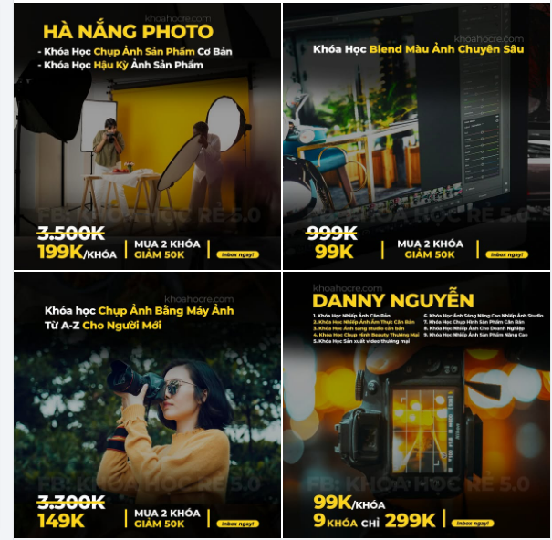 Trọn bộ 13 khóa học chụp ảnh hay nhất