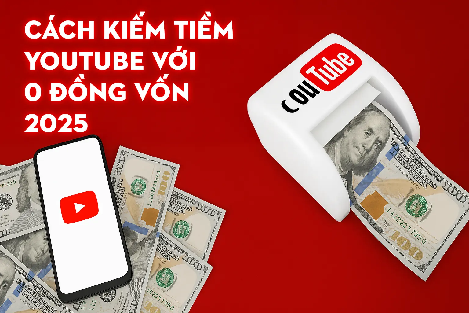 Cách Kiếm Tiền Youtube 0 Đồng Vốn Mới Nhất 2025