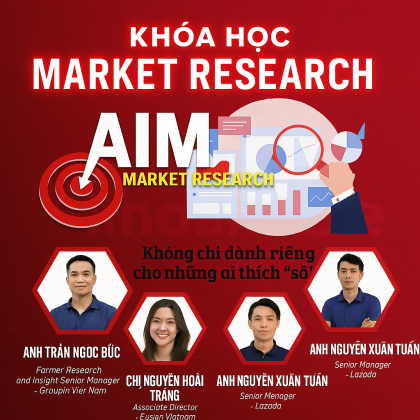 Khóa Học AIM Academy | Market Research Uy Tín Dành Cho Marketer