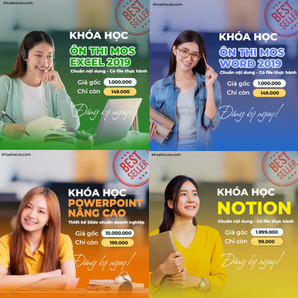 Combo khóa học tin học văn phòng mới nhất 1