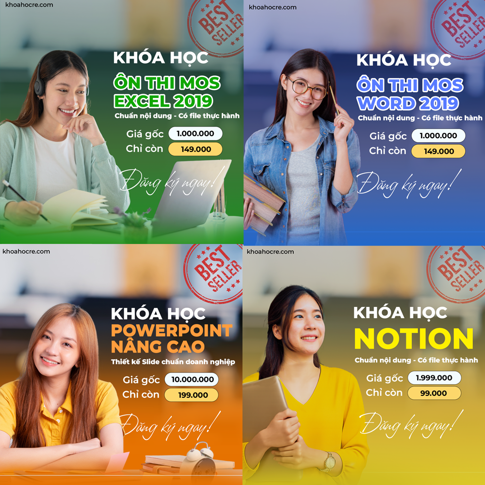 Combo khóa học tin học văn phòng mới nhất 1