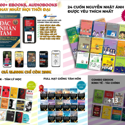 Combo 10.000 Ebook Giá Rẻ 2025