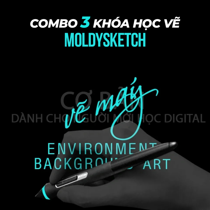 Khóa học vẽ digital painting moldysketch Khóa học vẽ digital painting moldysketch