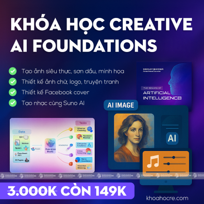 Khóa Học Creative AI Foundations 2025 - Đột Phá Sáng Tạo Với AI