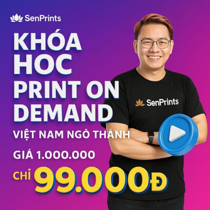 Khóa Học Print On Demand POD - Ngô Thành