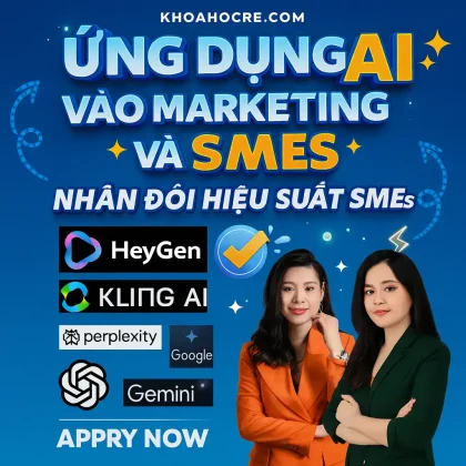 Khóa Học AI Marketing và Sales - Nhân Đôi Hiệu Suất SMEs