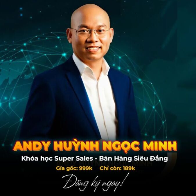 khóa học andy huỳnh ngọc minh bán hàng SALES
