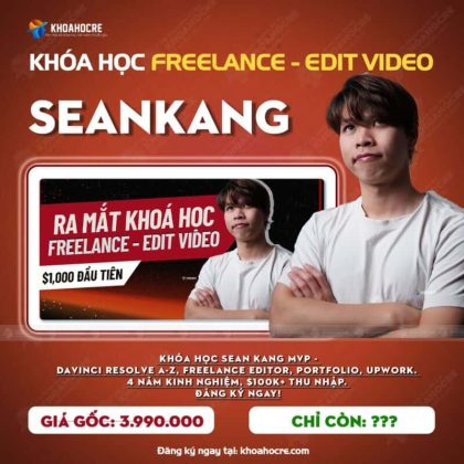 Khóa Học Sean Kang MVP – DaVinci Resolve & Freelance Video Editor