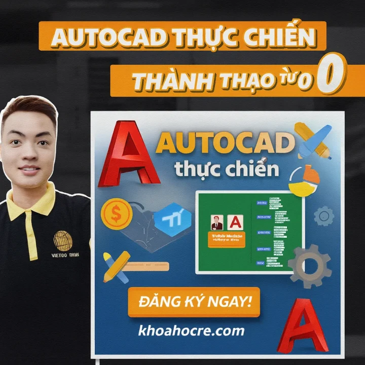 Khóa Học AUTOCAD Thực Chiến - Thành Thạo Từ Con Số 0