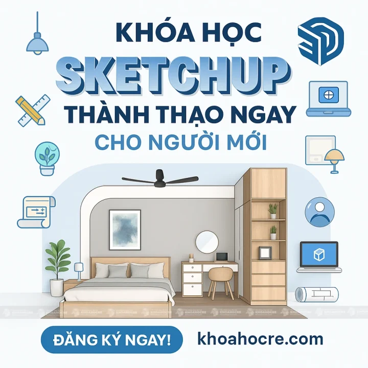 Khóa Học Sketchup – Thành Thạo Ngay Cho Người Mới Khóa Học Sketchup - Thành Thạo Ngay Cho Người Mới