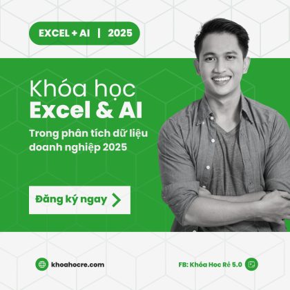 KHÓA HỌC dùng AI trong excel