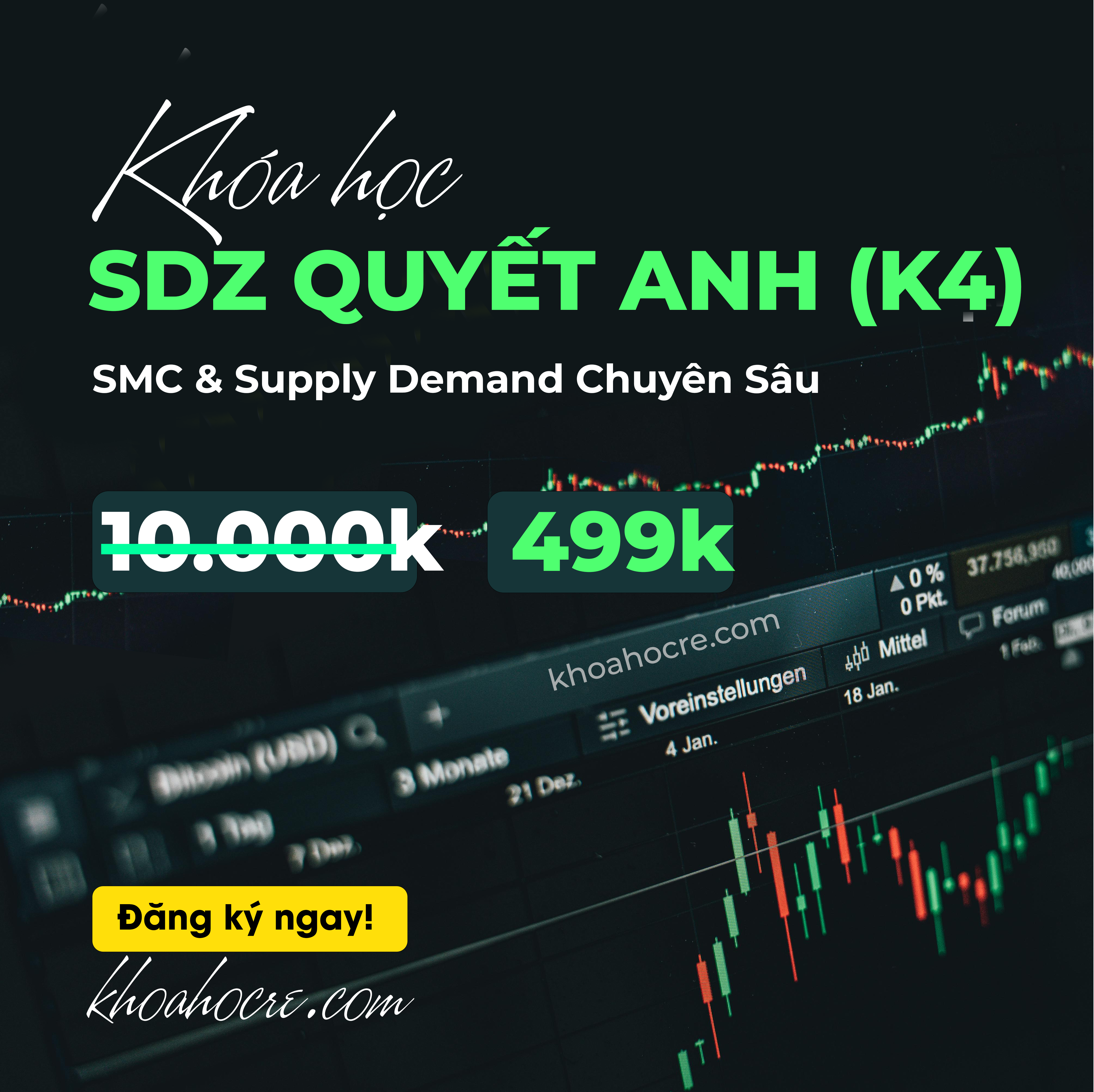 Khóa học sdz quyết anh smc supply demand mới nhất