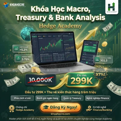 Khóa Học Marco, Treasury & Bank Analysis - Hedge Academy