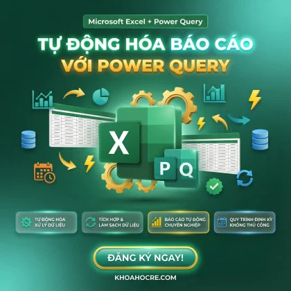 Khóa Học Tự Động Hóa Báo Cáo Với Power Query 2025