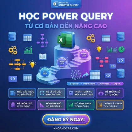 Khóa Học Power Query Từ Cơ Bản Đến Nâng cao