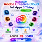 Tài Khoản Adobe Full Apps 3 Tháng Giá Rẻ (Có 4000 Điểm AI)
