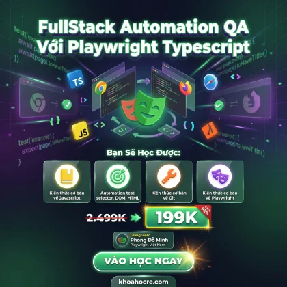 Khóa Học FullStack Automation QA với Playwright Typescript