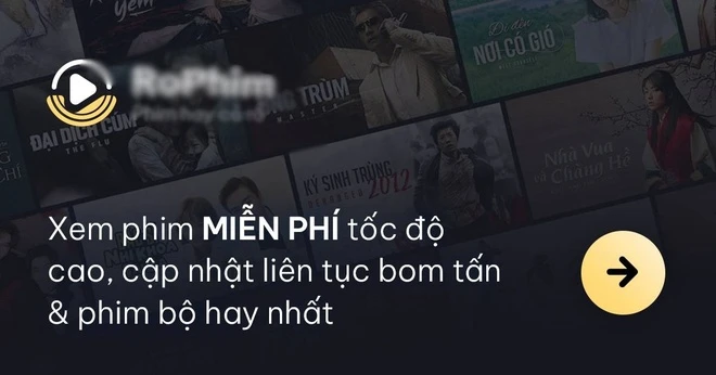 Giao diện website Rổ Phim - xem phim miễn phí