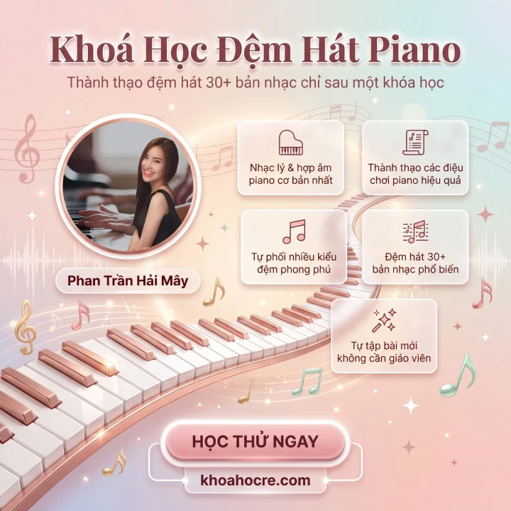Khóa Học Đệm Hát Piano Mới Nhất Cùng Hải Mây