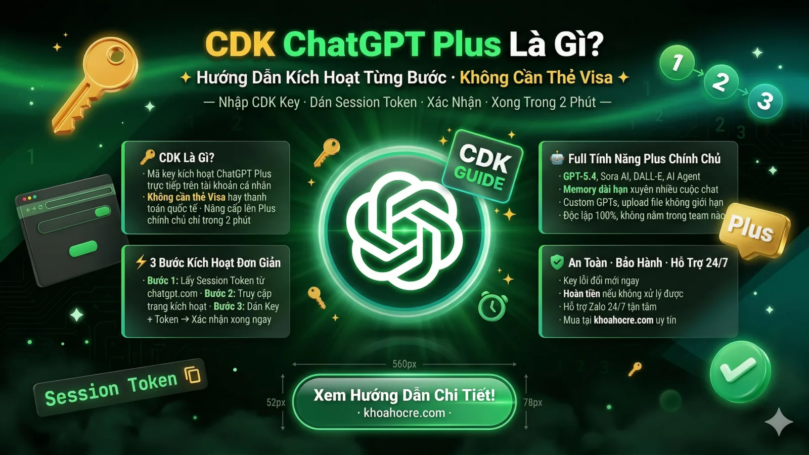 CDK ChatGPT Plus là gì? Làm sao để kích hoạt ChatGPT Plus với key CDK?
