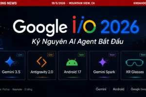 Google I/O 2026 có gì mới? Tổng hợp Gemini 3.1 Flash, Android 17 AI