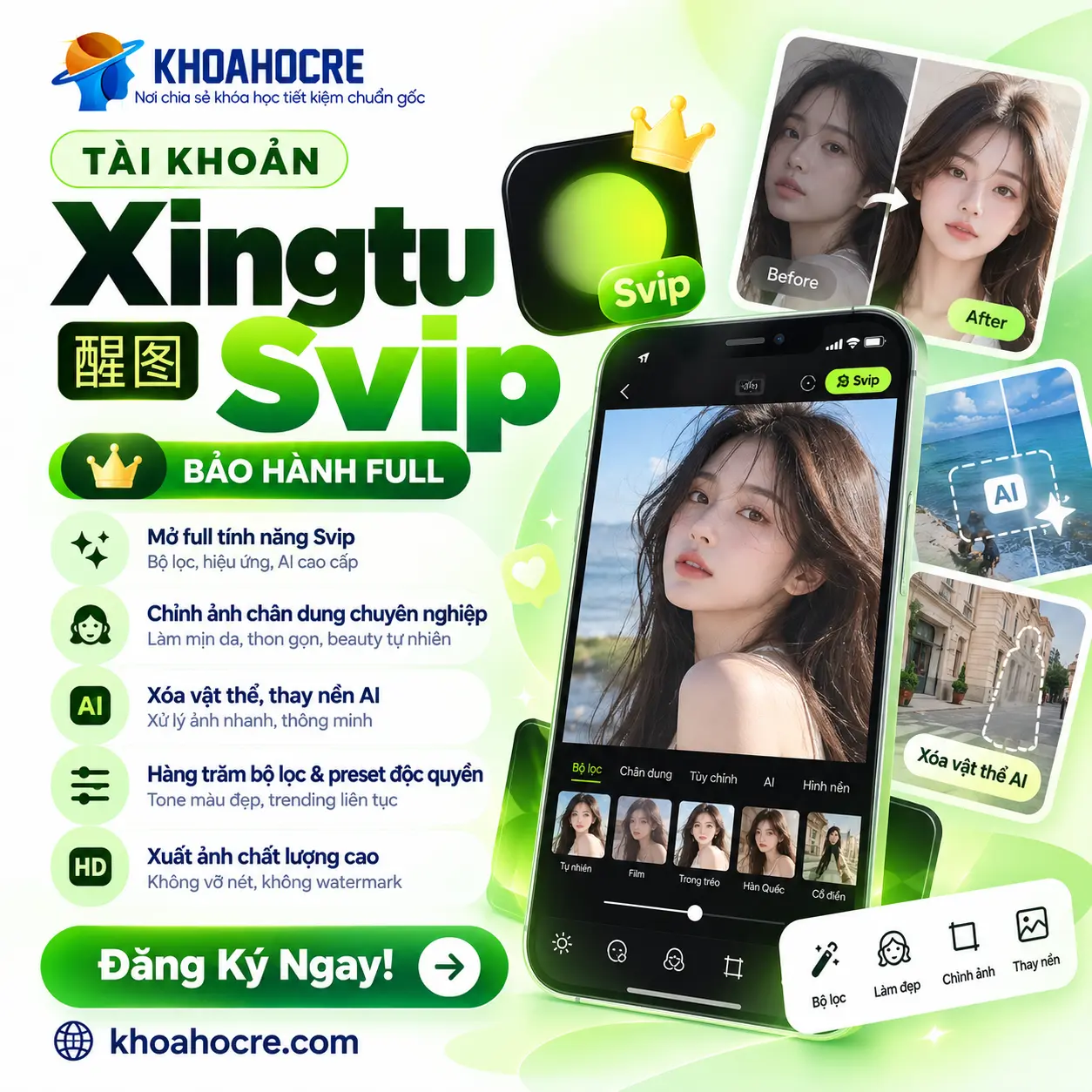 Quảng Cáo Xingtu SVIP Hiện Đại Tài Khoản Xingtu Svip Full Tính Năng